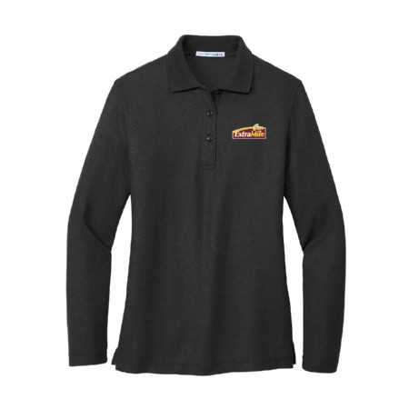 Women's Long Sleeve Silk Touch Polo