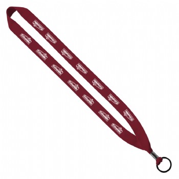 Polyester Lanyard w/ Metal Clip